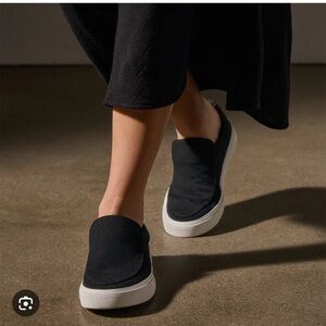 James Perse Black Slip-On Loafers NEW